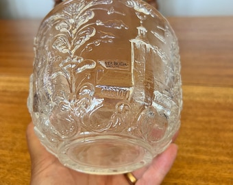 Glorious Vintage Kosta Boda Swedish Glass Asymmetrical Topped