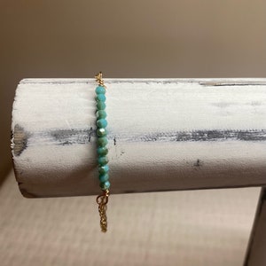 Dainty Turquoise Gem Bracelet