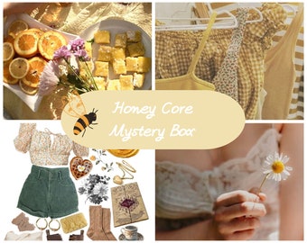 Honey Core Mystery Box|cottagecore Honig Mystery Bundle|Geburtstagsgeschenk|Überraschungsbox