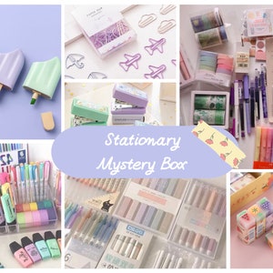 Stationary mystery box •surprise box •stationary supplies •birthday gift •surprise bundle