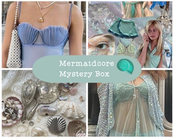 Mermaidcore Mystery Box•verrassingsdoos in zeemeerminstijlbundel •geschenkdoos verjaardag
