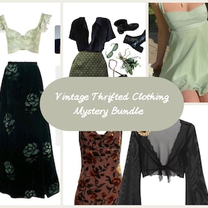 Vintage clothing mystery bundle|thrifted vintage clothing|thrifting bundle gift