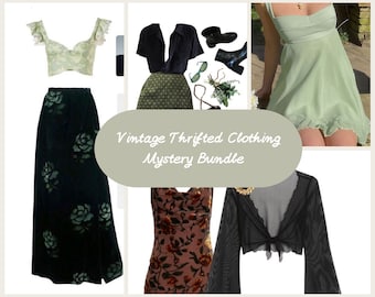 Vintage clothing bundle|thrifted vintage clothing|thrifting bundle gift