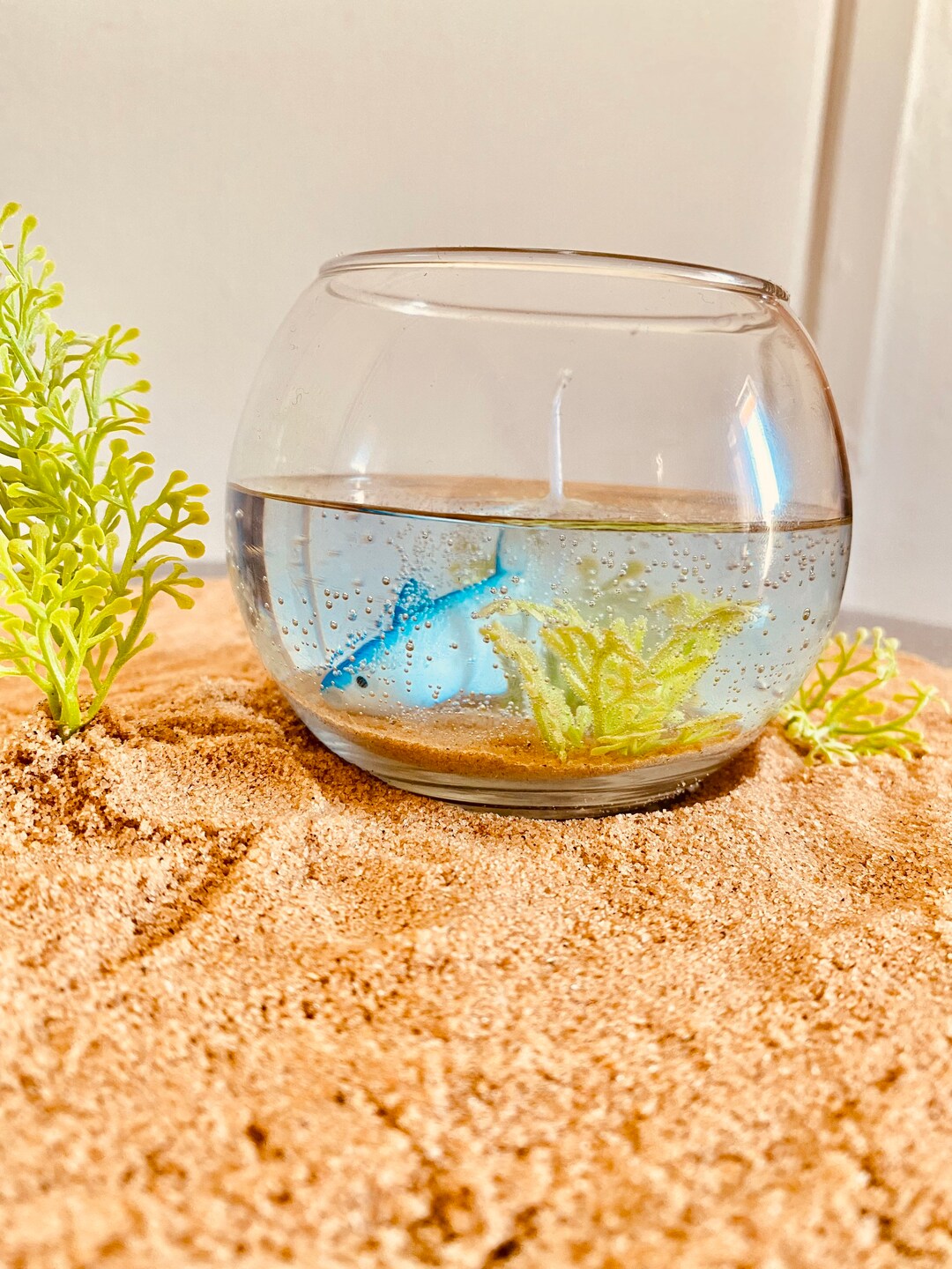 Jelly Candlegel Candlefishbowl Candlerealistic Fish Bowl Etsy
