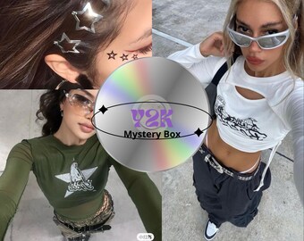 Y2K style gift box•  box•thrifted clothing bundle• gift box• y2k style bundle