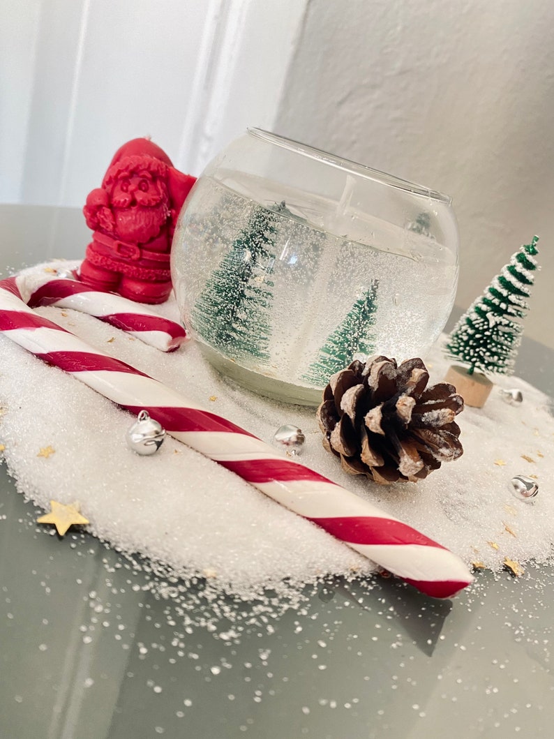 Christmas Jelly Candlegel Candle Christmas Tree Etsy