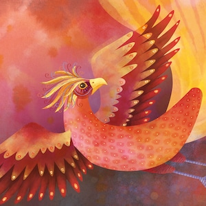 Print Ave Fenix by María Felices. Fine Art Giglée printing. Limited edition signed by the author. image 1