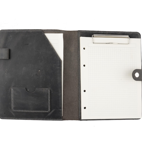 personalized leather clipboard with a4 notebook holder,clipboard,leather a4 notebook