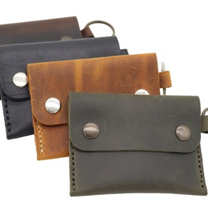 cartera llavero personalizada, llavero de cuero, cartera llavero grabada, llavero portatarjetas