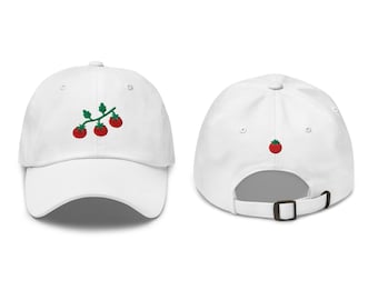 Tomato Embroidered Hat | Garden Baseball Cap