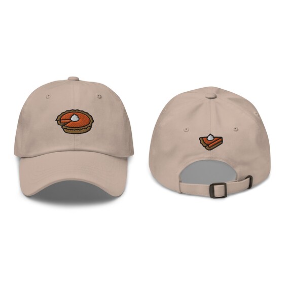 Pumpkin Pie Embroidered Hat | Fall Baseball Cap - Etsy display picture 2