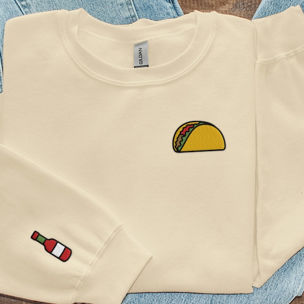 Crewneck Sweatshirt - Tacos Are Foreplay (White Logo)