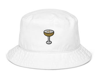 Espresso Martini Embroidered Bucket Hat