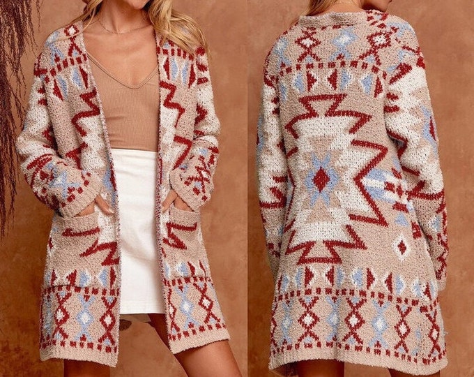 Interesting Info About Plus Size Aztec Cardigan