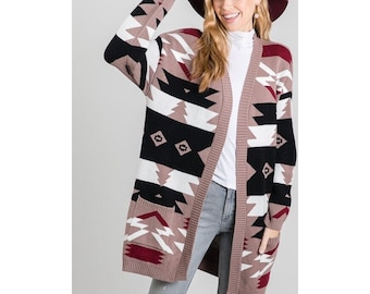 walmart aztec cardigan