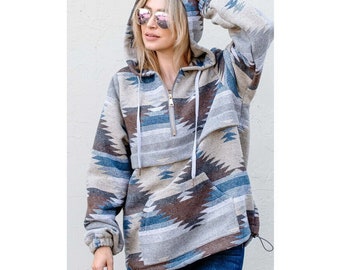 aztec tribal hoodie