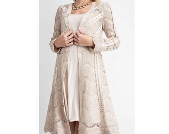 Boho Vintage gehaakt kanten suède vest met studs stofdoek Boho Top Vocal