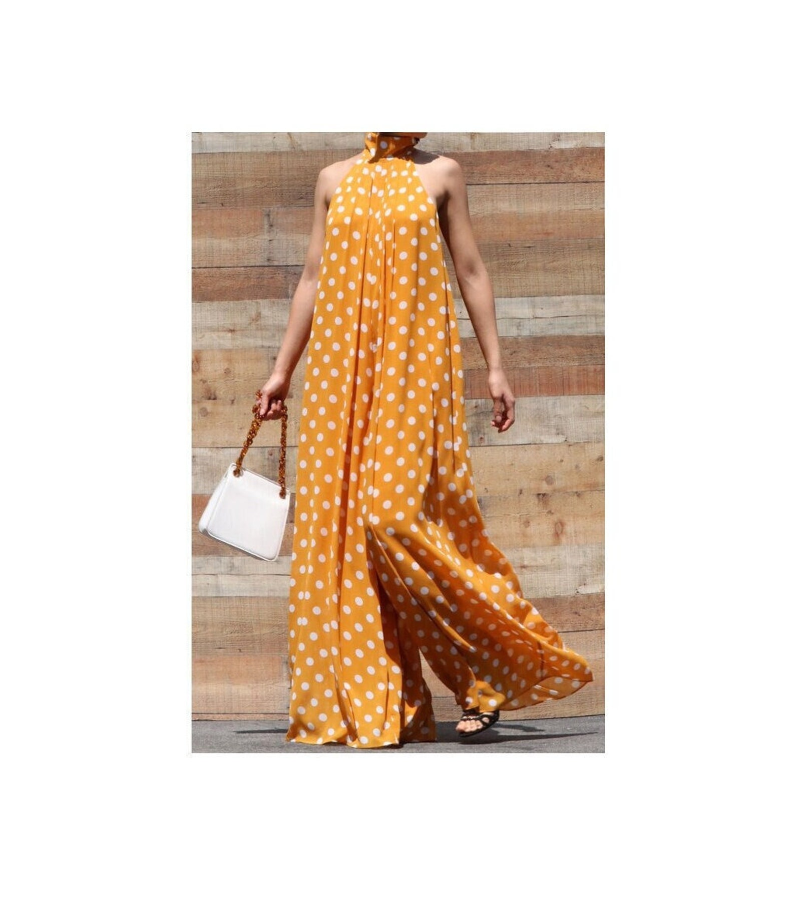Bohemian V-Neck Retro Floral Wide Leg Jumpsuit