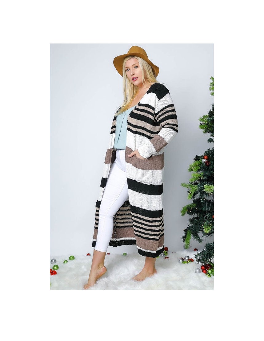 Women's Striped Color Block Long Maxi 