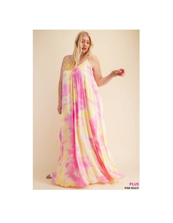 Plus size cami maxi dress online