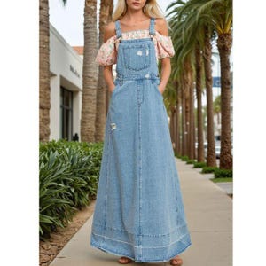 Maxi Overall Dress - Etsy