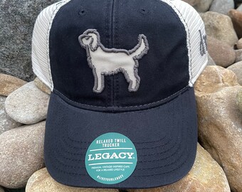 Doodle Hat - Legacy Trucker - Black/Tan - Doodle Hat - Dog Trucker - GoldenDoodle