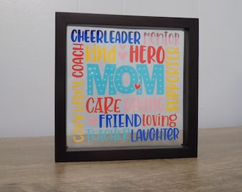Floating frame, Mom floating frame, Father floating frame, Teacher floating frame, Be kind floating frame
