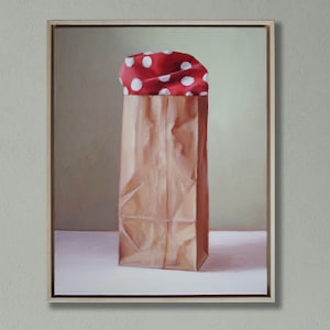 Still Life Painting, Oil Painting, Hyperrealism | 16x20 Original Oil on Canvas Framed | Polkd Dots, Birthday Gift, Anniversary Gift, Realism