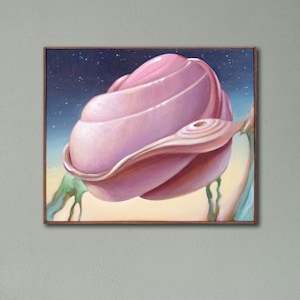 Surrealism, Visionary Art, Fantasy Art, Psychedelic Art, Dream Art | 20x24 Framed Wall Art | Surrealist Art, Magical Art, Framed Wall Art