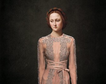 Fine Art Giclee A4 Print 'Valentino 1530'