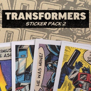 Transformers Comic Sticker Series 2