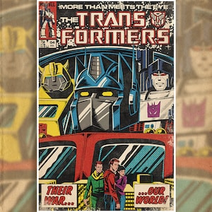 Transformers Comic Inspired Movie Poster