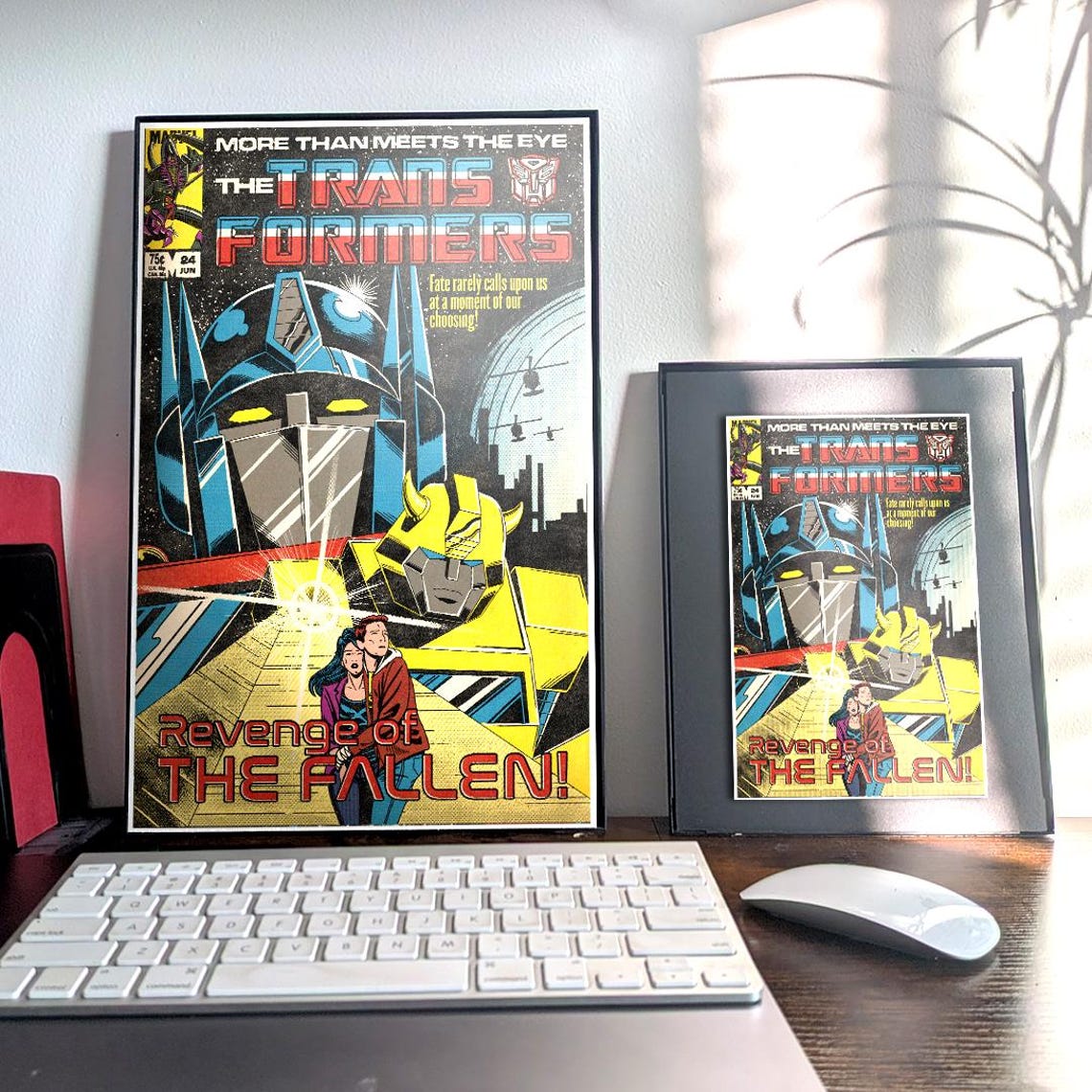 Transformers Comic Poster, Movie Poster Recreation - Etsy