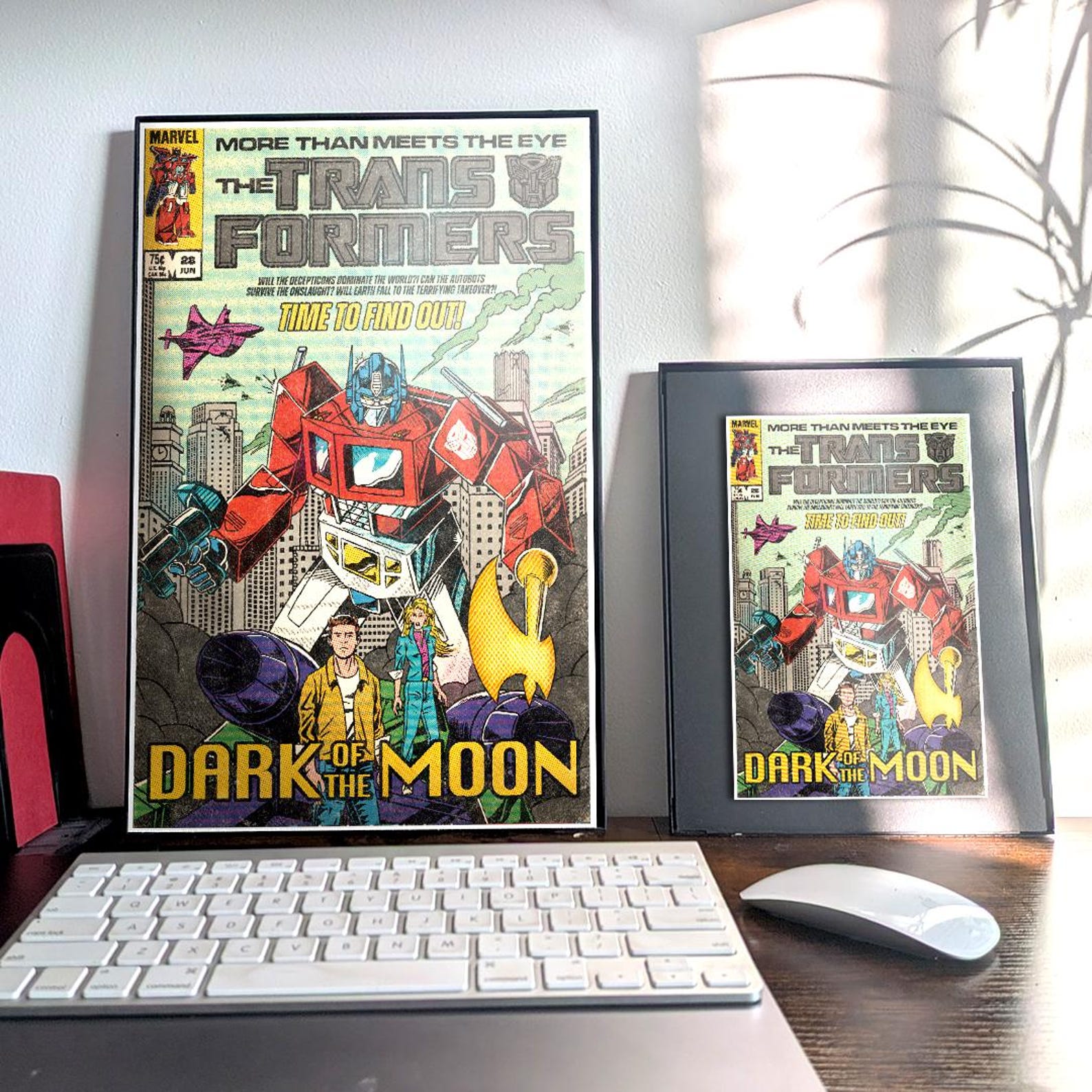 Transformers Comic Poster, Movie Poster Recreation - Etsy