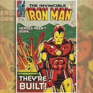 11x17 Ironman 1 Comic inspiriertes Filmplakat