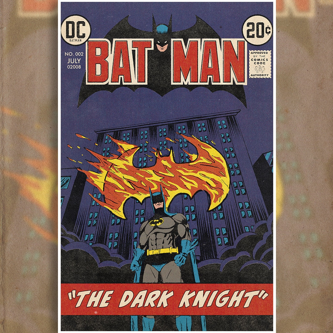 11x17 Dark Knight Comic Inspired Movie Poster - Etsy