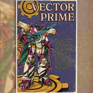 11x17 Vector Prime Comic Inspired Poster