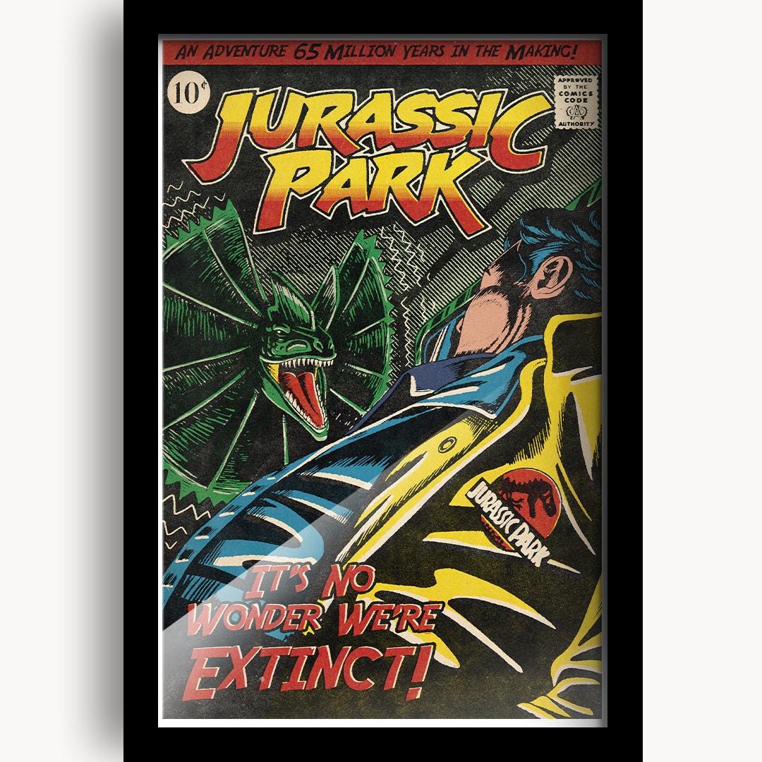 Jurassic Park 1993 Poster - Etsy