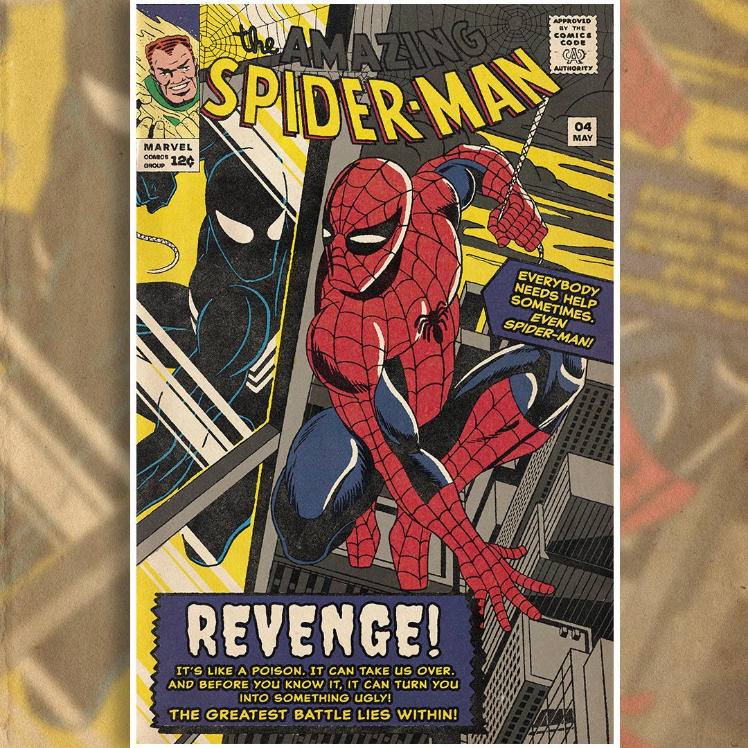 - Spiderman Etsy Poster Comic