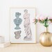 Ancient Greek Art Print of Marble Statues Marble Bust Greek Aesthetic ...