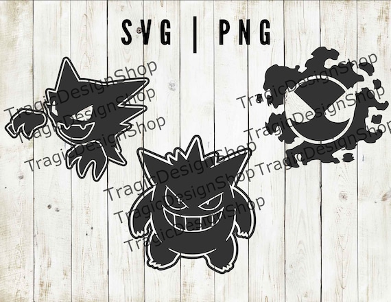 Pokemon halloween,Gengar svg, Haunter svg, pokemon svg, pokemon, gengar, gengar cricut svg, gengar clipart, pokemon clipart