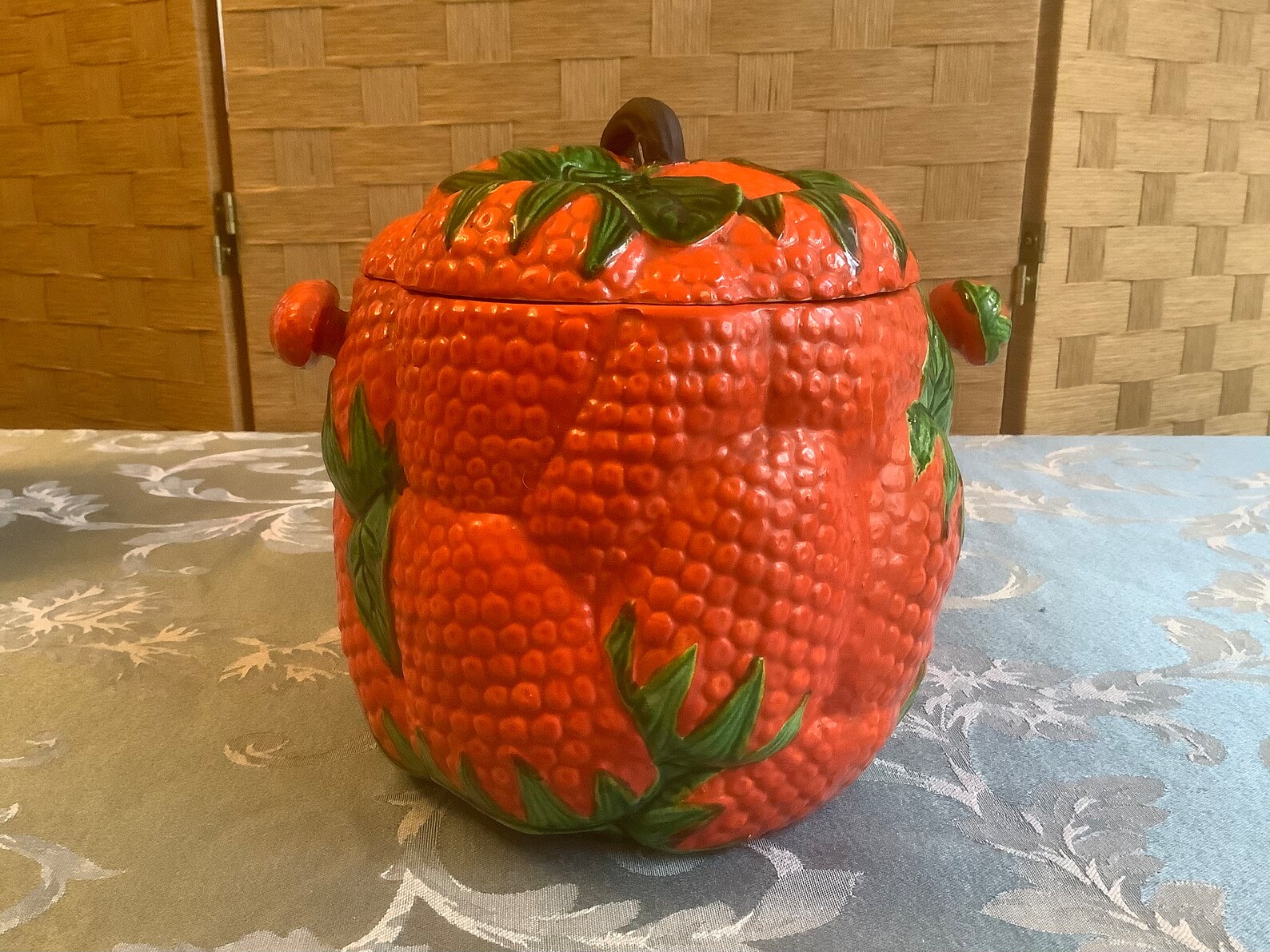 Early Vintage Japanese Strawberry Cookie Jar or Canister. 7 Etsy