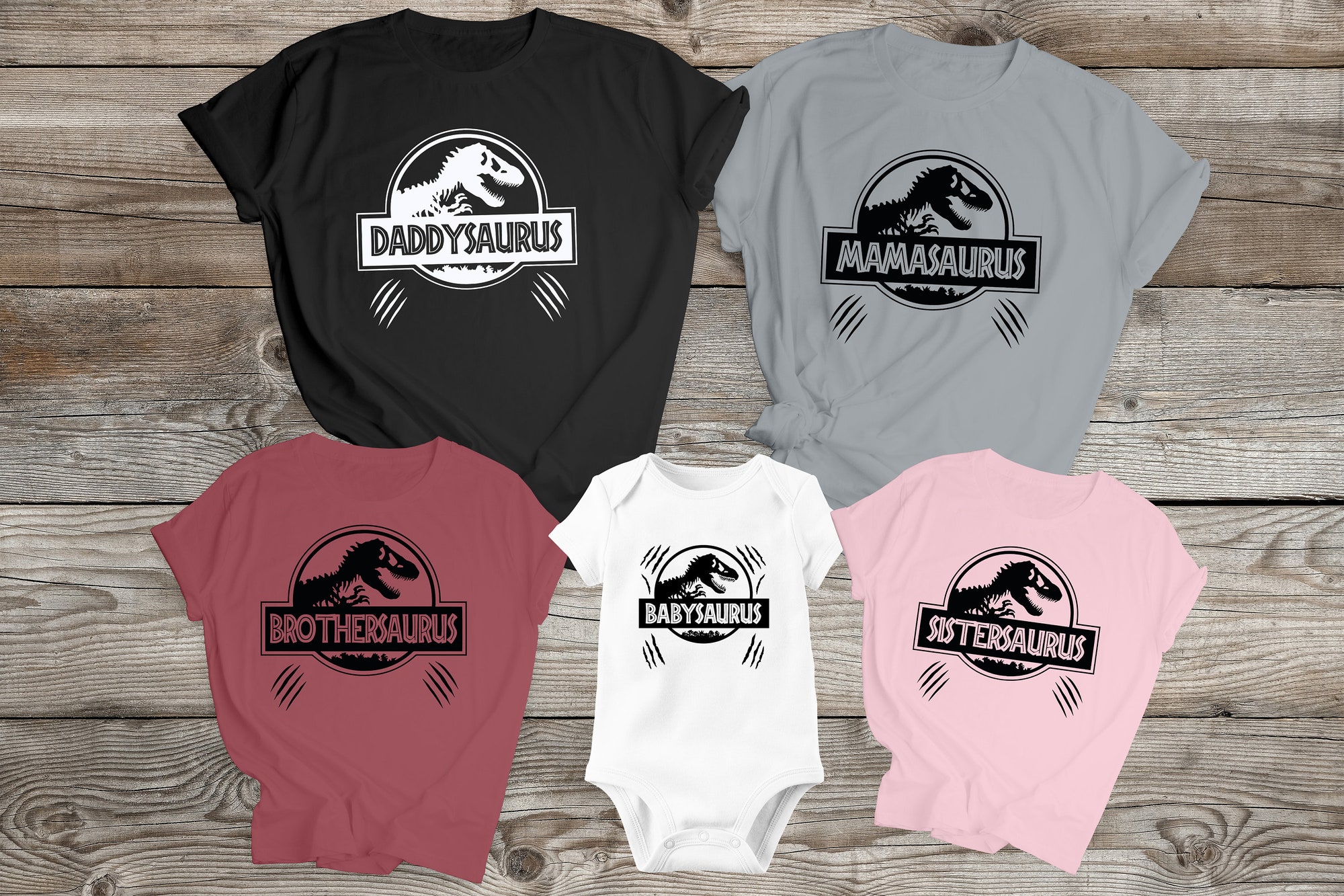 Dino Family Matching Family Shirt