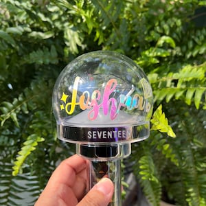 Seventeen SVT member name/characters vinyl decal sticker -Carat/SVT Light Stick decal