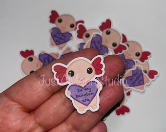 Stickers Axolotl, cadeaux pour concerts Kpop (paquet de 20, 1,25 po.)
