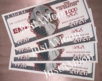 EN Kpop Concert Freebie Bills-Pack | BULK
