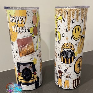University of Wyoming, 20oz Tumbler, Stainless Steel, Sublimation