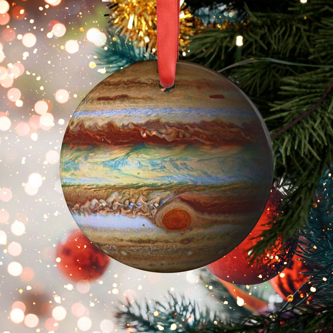 Jupiter Acrylic Christmas Tree Ornament Solar System Ornament