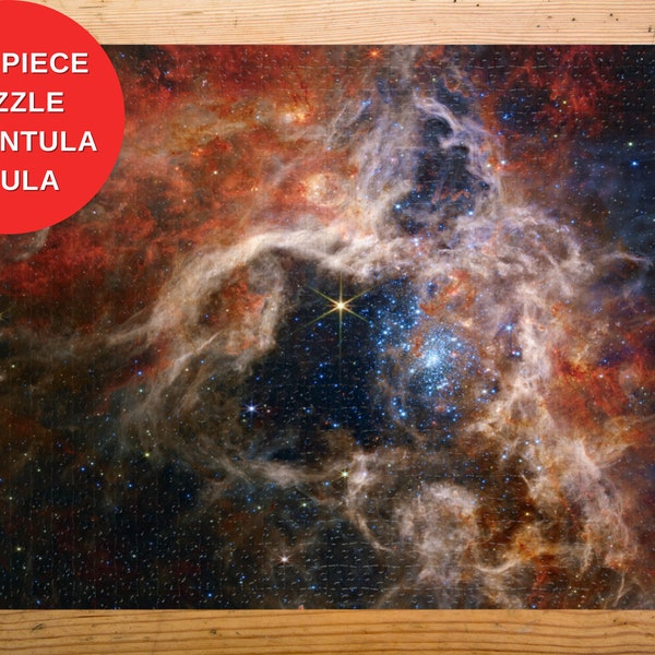 James Webb Space Telescope Jigsaw Puzzles for Adults Tarantula Nebula NASA Puzzle Astronomy Gifts Space Gifts for Him 1000 Piece Puzzle JWST