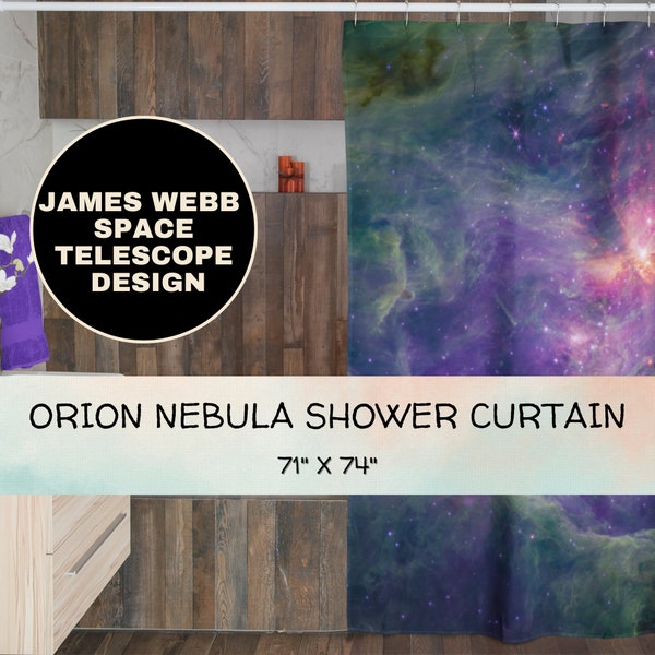 Galaxy Shower Curtain Etsy